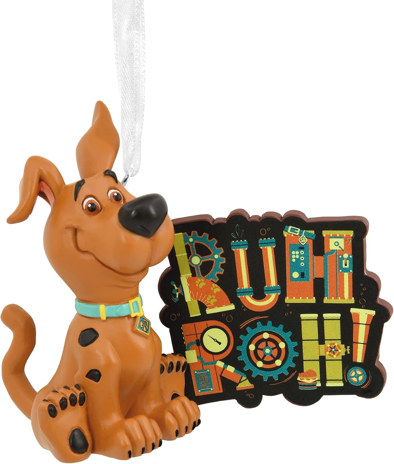 Amazon Com Hallmark Scoob Scooby Puppy Ruh Roh Christmas Ornament Home Kitchen