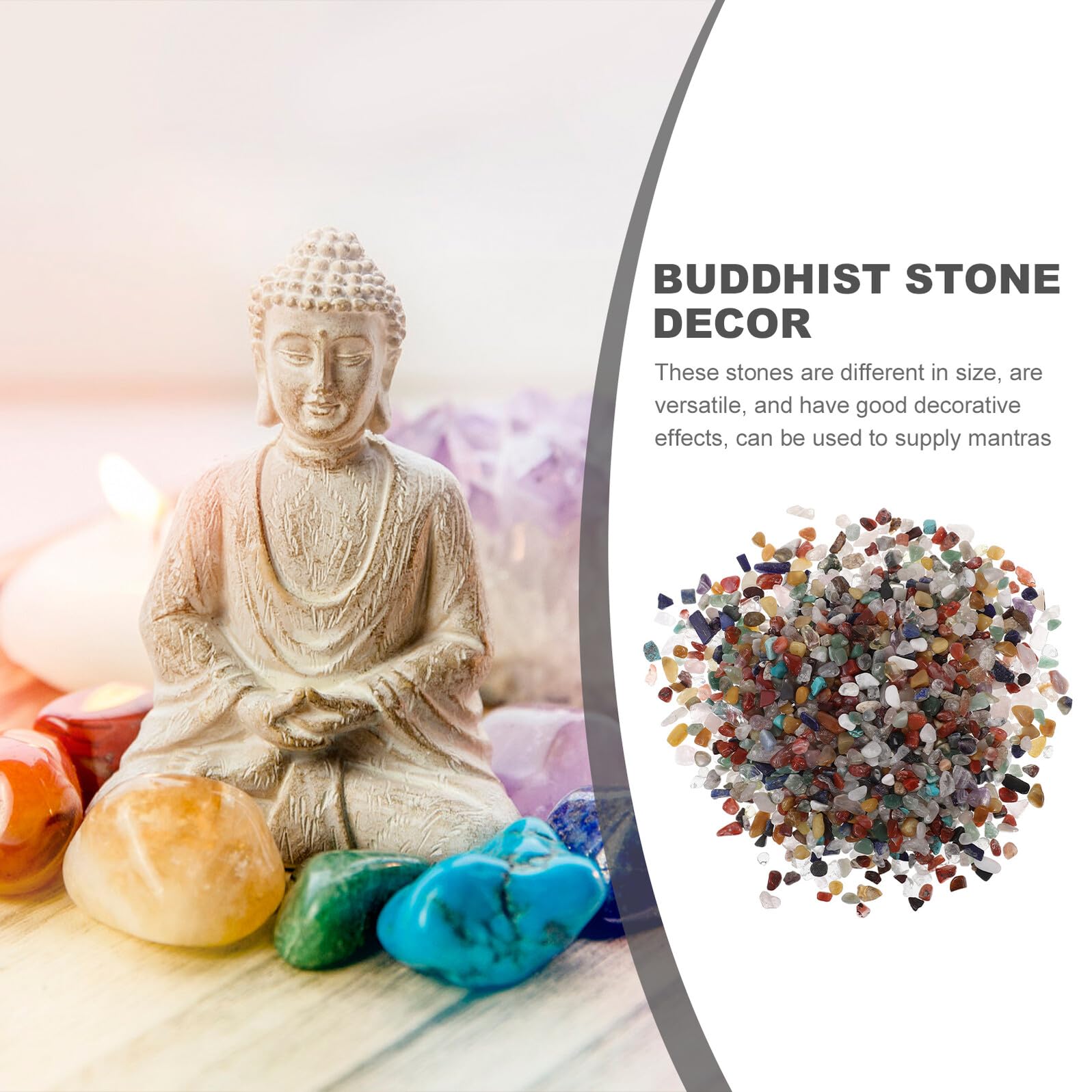 GALPADA Pietre Naturali Irregolari Lucide per Decorazione Buddhista e Artigianato Sassi Decorativi Polished per Meditazione e Ornamenti Giardino