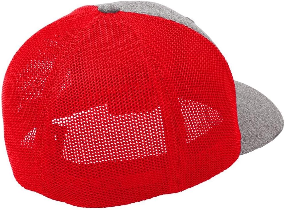INK STITCH C302 Custom Embroidery Add Logo Texts Melange Mesh Back Trucker Cap