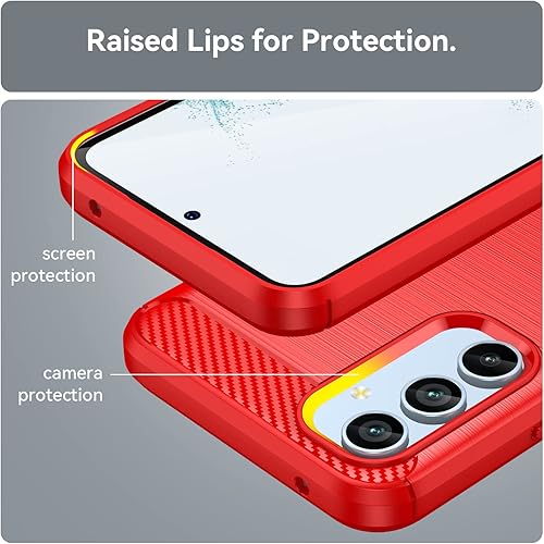 Miniatura 5 de Osophter Funda para Samsung Galaxy A54 5G, Samsung A54 5G Caso Absorción de Golpes Flexible TPU Caucho Funda Protectora para Samsung Galaxy A54