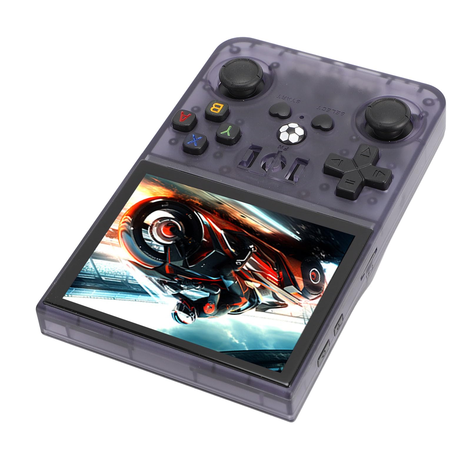 Consola de juegos portátil, consola retro con pantalla IPS de 3,5 pulgadas, batería de 4000 mAh y chipset RK3326, consola de bolsillo compacta para uso en casa como en (ShChGB)