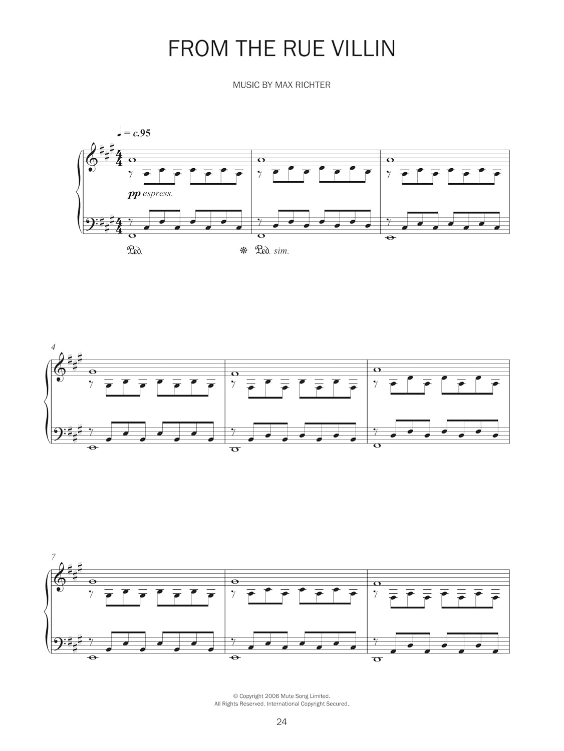 Max Richter - Piano Works | Contemporary Classical Piano Sheet Music Book | 15 Original Compositions for Intermediate to Advanced Pianists | Includes The Blue Notebooks, Infra 3 and More