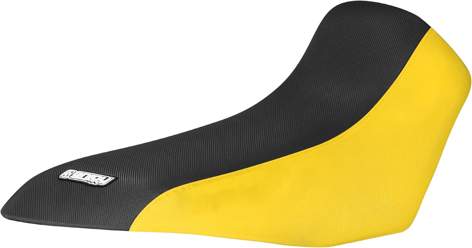 Enjoy Mfg Seat Cover - Compatible with Can Am 2007-2011 Renegade 500 Renegade 800 Gen 1 Logo - #260 (All Black Standard)