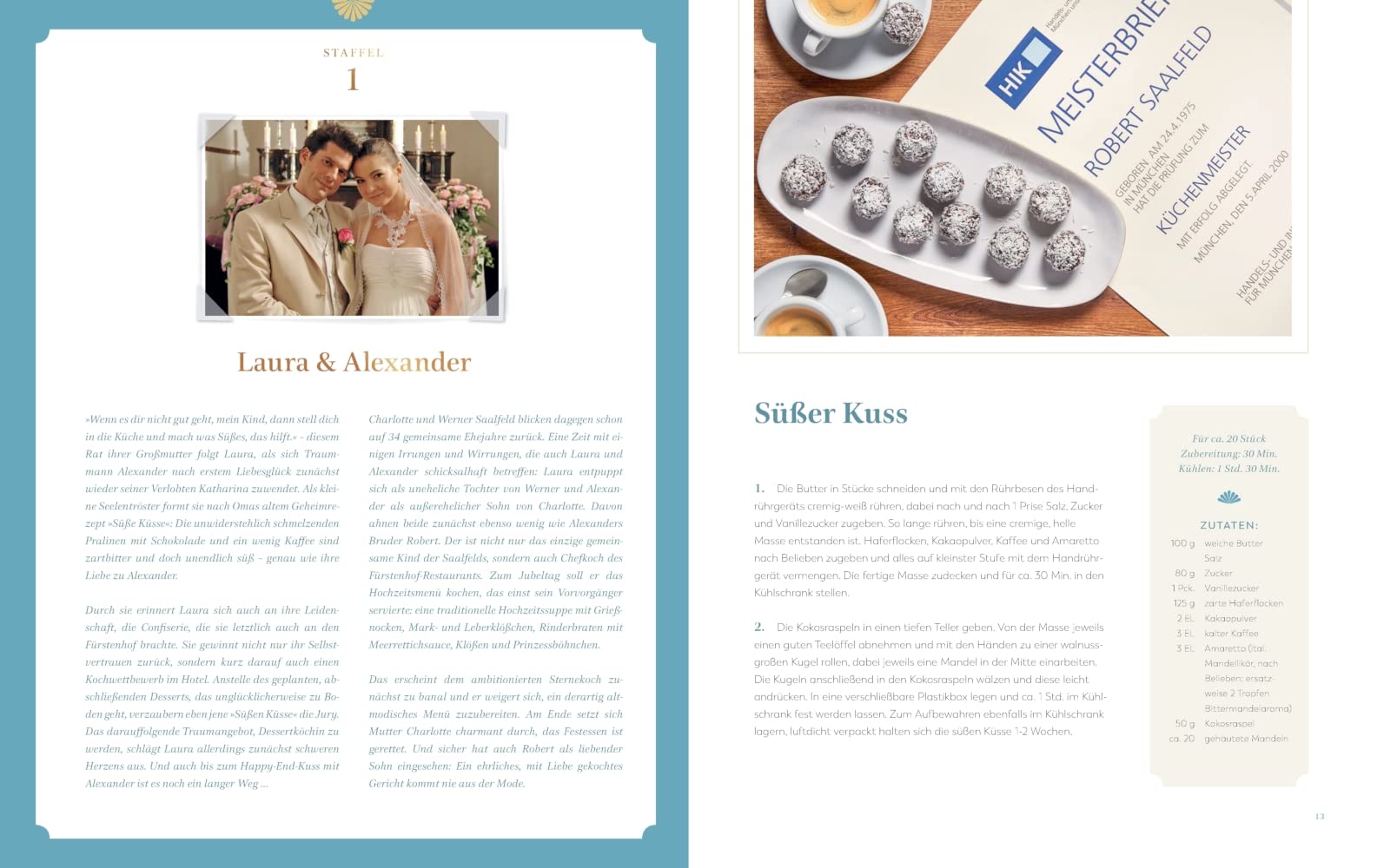 Das offizielle Sturm der Liebe-Kochbuch: Eine kulinarische Zeitreise durch die Erfolgstelenovela