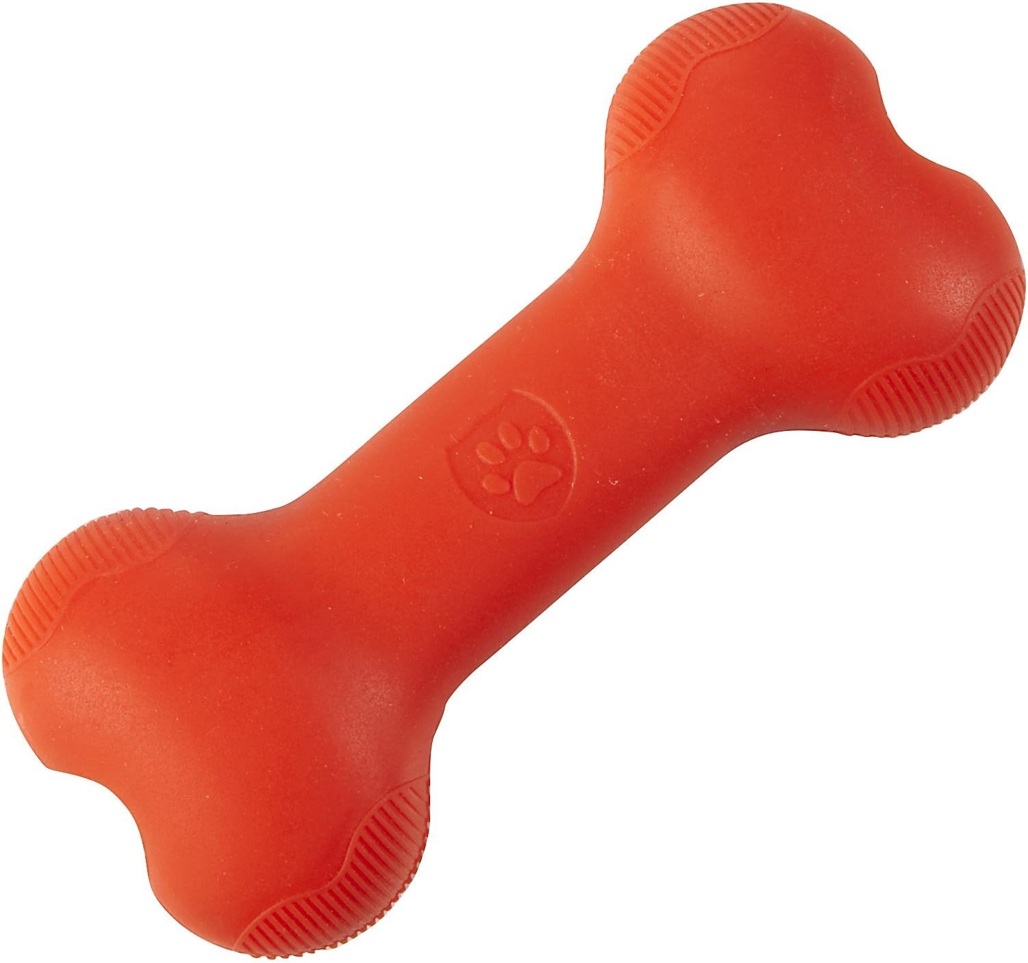 SafeChew Biggie Bone Dog Toy, Medium, Tomato