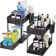 2 Tier Under Sink Shelf