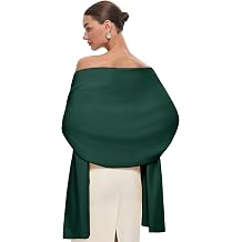 PULI Womens Pashmina Shawl Wraps for Evening Dress Large Scarf Blanket Long Wedding Bridal Winter Warm Shoulder Wrap