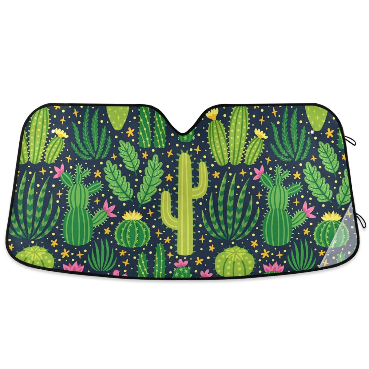 Amazon.com: Oarencol Cactus Car Windshield Sun Shade Tropical Cacti  Succulent Vintage Green Plant Foldable UV Ray Sun Visor Protector Sunshade  to Keep Your Vehicle Cool (55" x 27.6") : Automotive