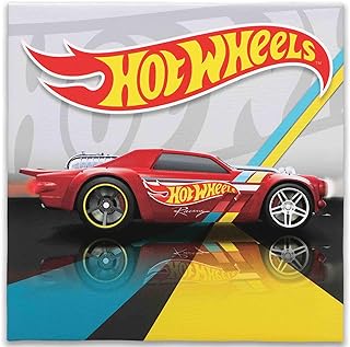 Mattel Hot Wheels Red Car Gallery Wrapped Canvas Wall Decor - Colorful H...