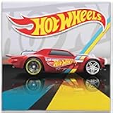 Open Road Brands Mattel Hot Wheels Red Car Gallery Wrapped Canvas Wall Decor - Colorful Hot Wheels Wall Art for Kids' Bedroom or Play Room