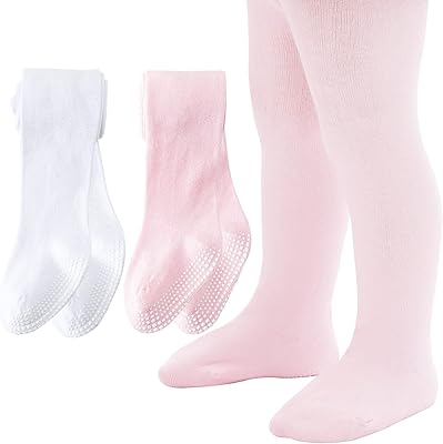 Mini angel Baby Tights Non Slip Baby Girl Tights Plain/Shoe-Look Leggings Seamless Pantyhose Warm Cotton Leggings Non-Skid