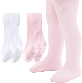 Baby Tights Non Slip Baby Girl Tights Plain/Shoe-Look Leggings Seamless Pantyhose Warm Cotton Leggings Non-Skid