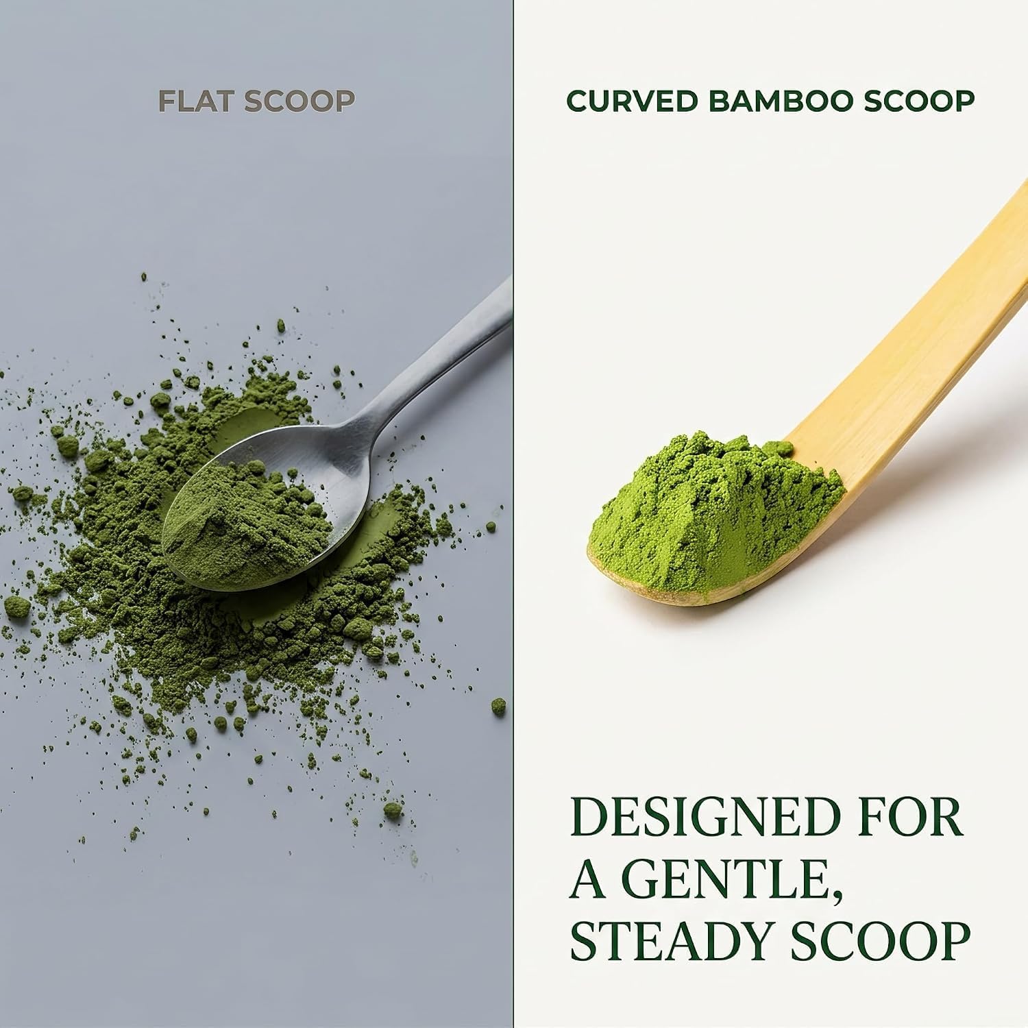 4PCS Bamboo Matcha Scoop, Chinese Tea Ceremony Utensil for Green Tea, Tea Whisk Scooping for Coffee, Spices, Tea Scoops/Matcha Spoon/Bamboo Scoop/Tea Accessories, Tea Leaf Sticks