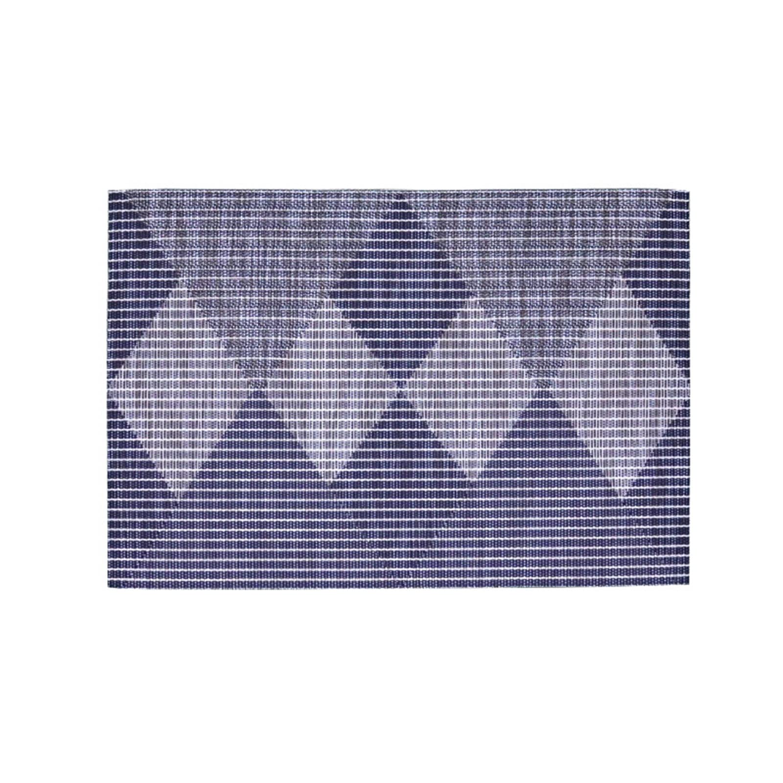 Buxuaaaa Tibetan Blue Rhombus Pattern Placemat Table Mat Bowls Coffee Cups Tableware Mats Home Decoration Tableware Mat
