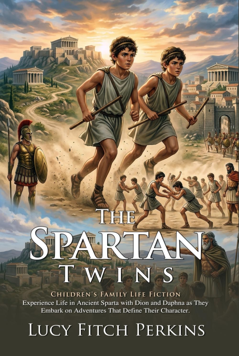 The Spartan Twins: Ancient Greek Adventure for Brave Young Readers: Authentic Tales of Spartan Bravery - Illustrated with Biography and Commentary