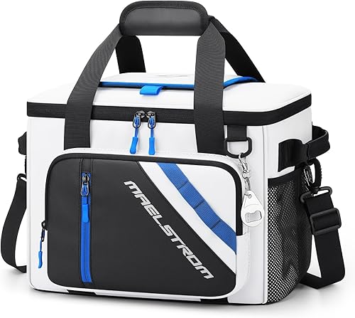 Miniatura 9 de Maelstrom 30 Can Large Leakproof Soft Cooler Bag, Insulated Collapsible Ice Chest with Bottle Opener, Portable for Beach, Camping, Travel & Shopping