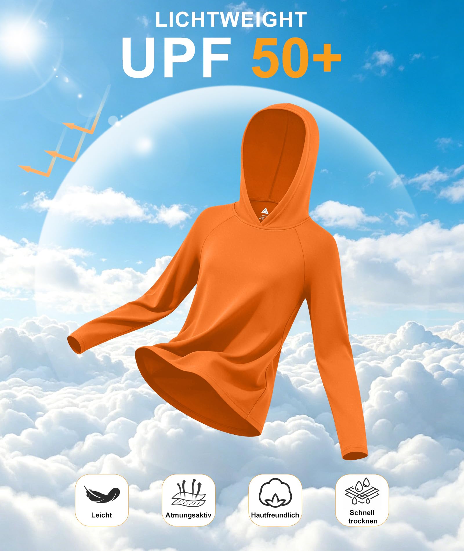 ZITY UV Shirt Kinder Langarm UPF 50+ Schnelltrocknend Schwimmshirt 3 Stück Rash Guard Kinder Badeshirt Jungen Sonnenschutz Hoodies für Strand Wassersport Outdoor 6-15 Jahre