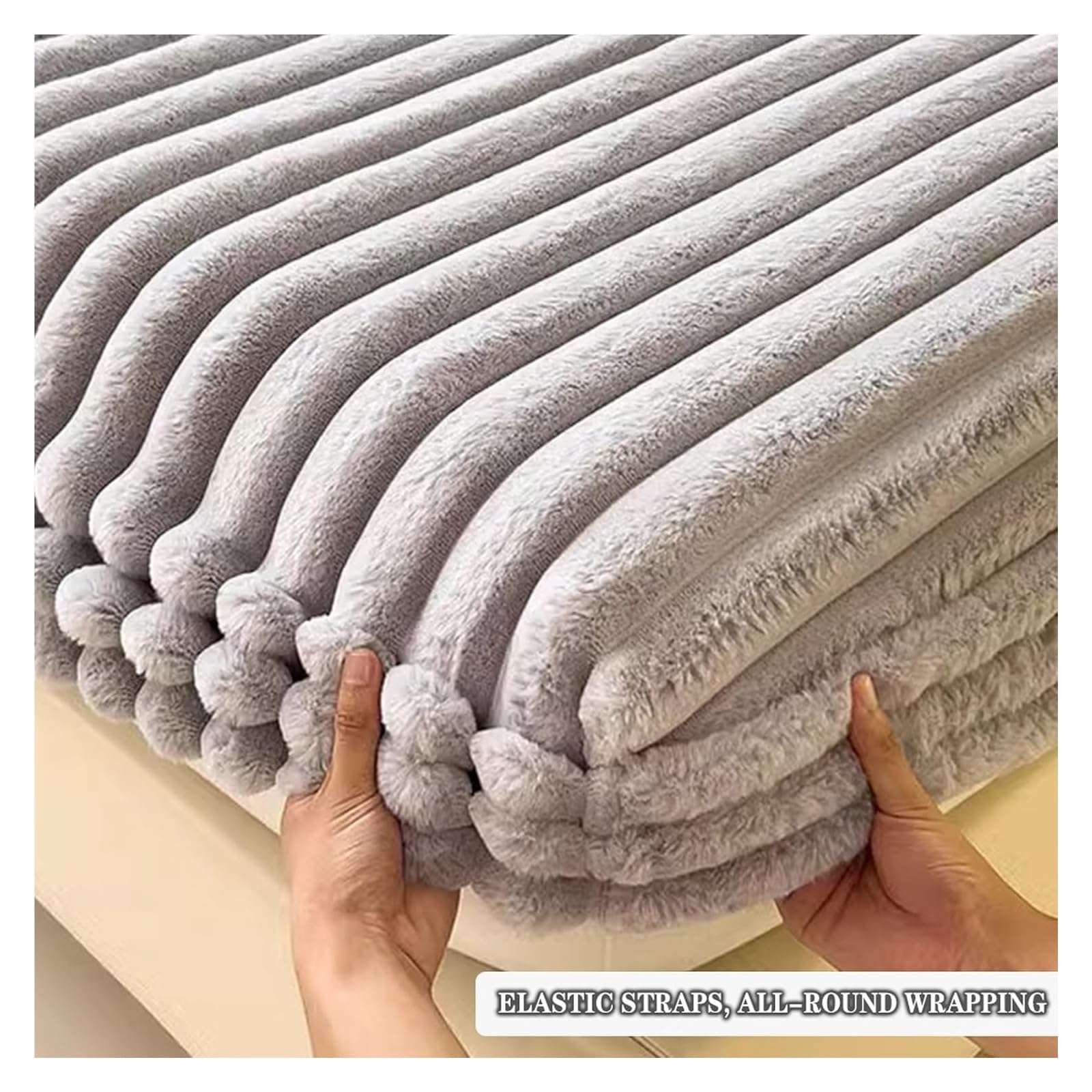 Lenzuolo Lenzuolo con angoli in flanella Lenzuolo con angoli doppio Lenzuolo con angoli in flanella Biancheria da letto di lusso Morbida e accogliente Tasca profonda 25 cm(White,90 x 200+25 cm/2pcs)