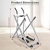 Total Body Fitness Workout Exercise Elliptical Glider, Folding Air Walk Trainer Machine, Portable Full Body Fitness Exercise Machine, Air Walker Glider Machine, with Low-Impact Design for Home Gym