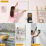 Laser-Niveau-Auto-Nivelage avec 25.6in Trépied, ligne de croix verte Niveau Laser Lever outil de mesure pour accrochage d'image, Lazer Leveler outil pour la construction de papier mural carreaux