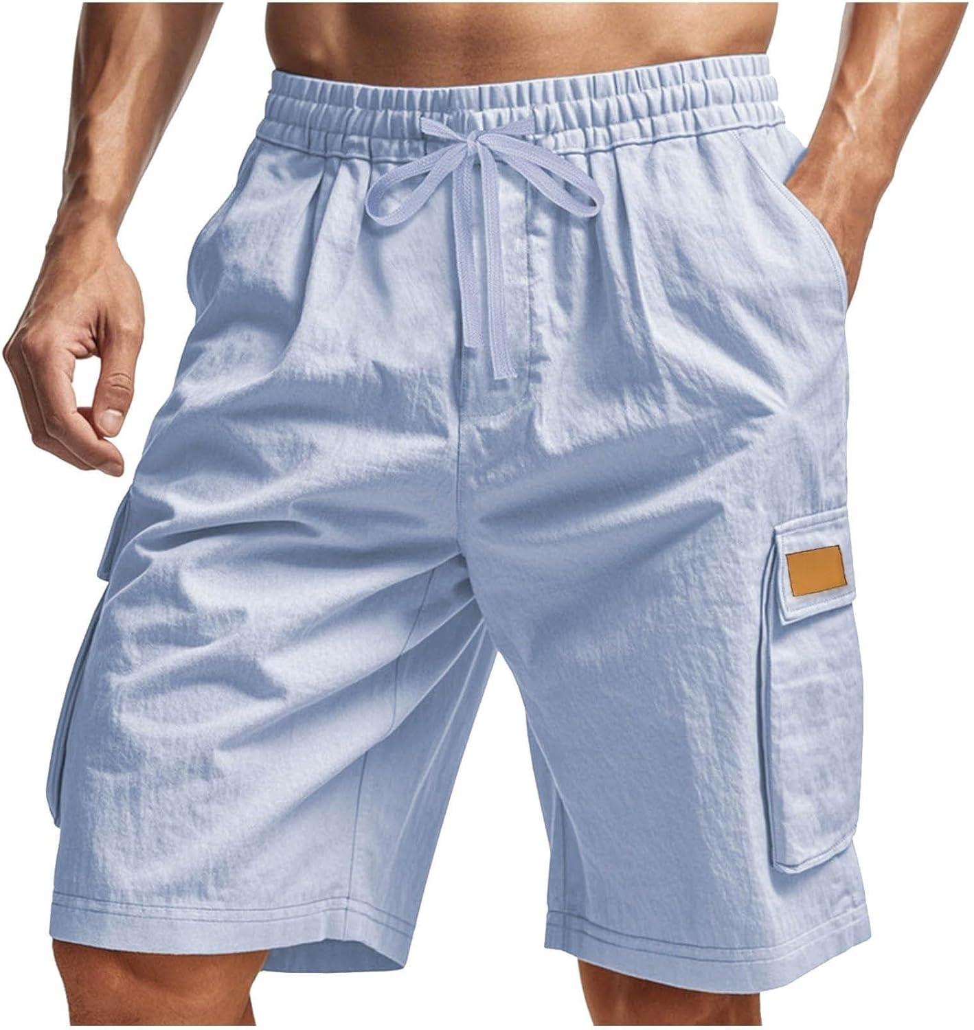 Men’s Loose Multi-Pocket Cargo Active Summer Shorts