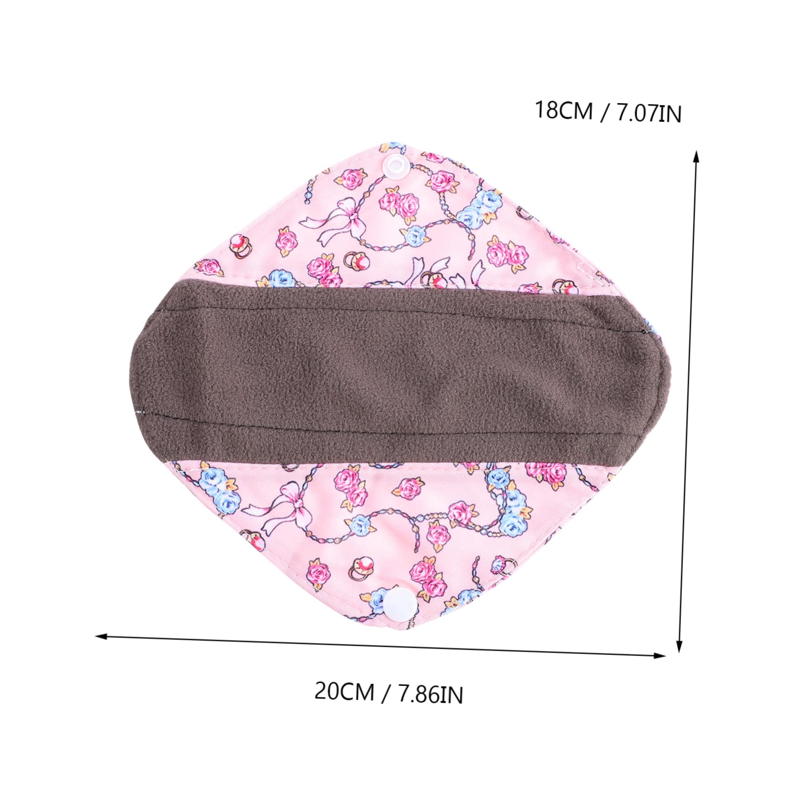 Healeved 15piezas Compresas De Reutilizables Con Bolsa De Almacenamiento Almohadillas Menstruales De Bambú Antibacterianas Para Abundante y Diaria