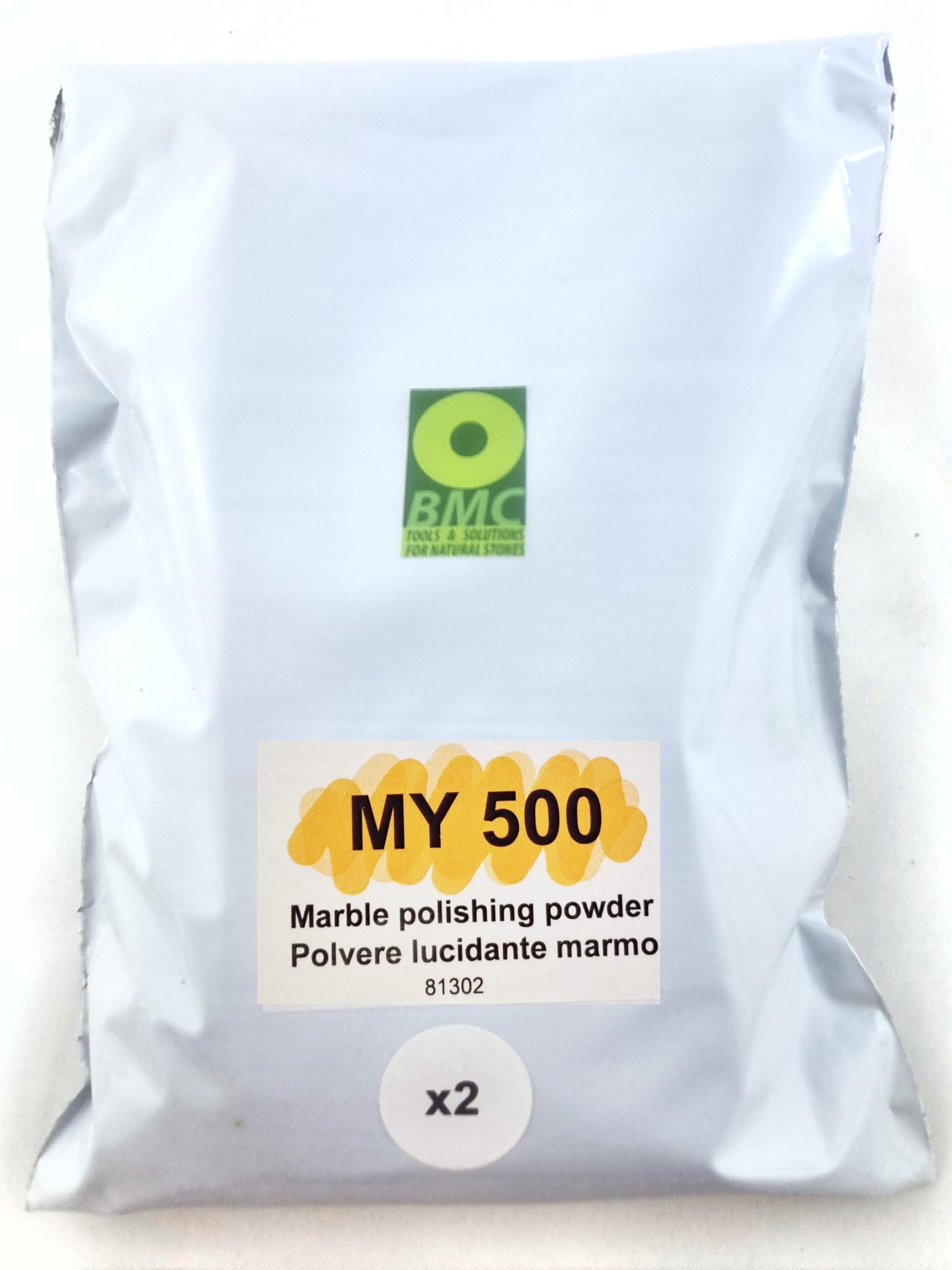 ALPI KAMIENIE - Żółty Marmur w proszku BMC MY-500 g do polerowania lustrzanego z polerką x2