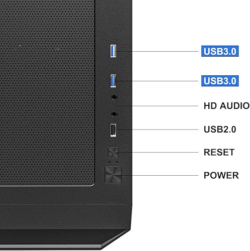 Miniatura 8 de DARKROCK Classico Max Storage Master E-ATX - Carcasa para computadora con ventilador negro de 0.157 x 4.724 in, disco duro de 10 x 3.5 + 3 x 2.5 SDD