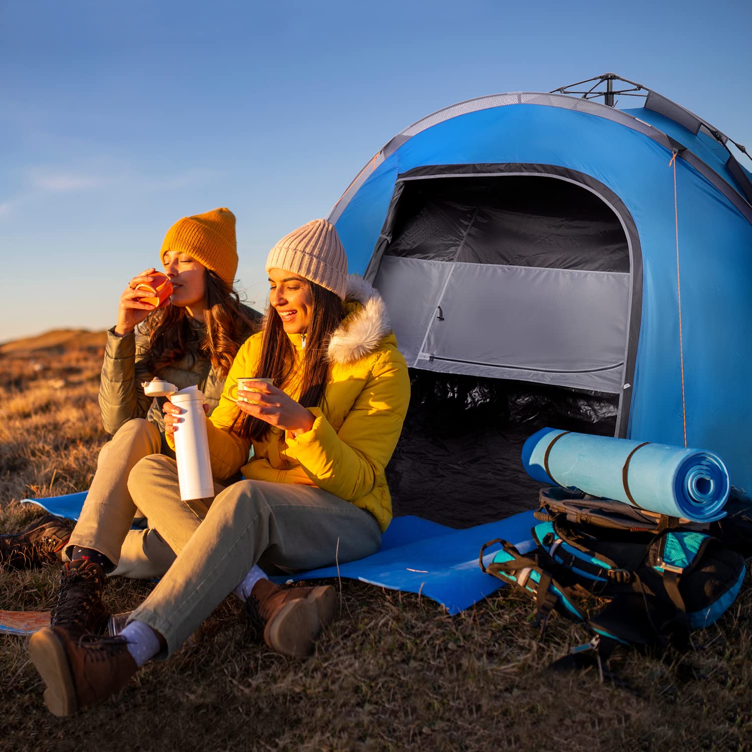 camp active kuppelzelt Era Premium für 2-3 Personen – Doppelwandiges Zelt mit Easy-Pitch Technologie – Wasserdichtes, ultraleichtes Camping Zelt – Blackout Pop Up Zelt für Festivals, Wandern oder Camping Sport & Freizeit Color:Forest Green + Polar Light NAMM 2014: Fat RAT 3225