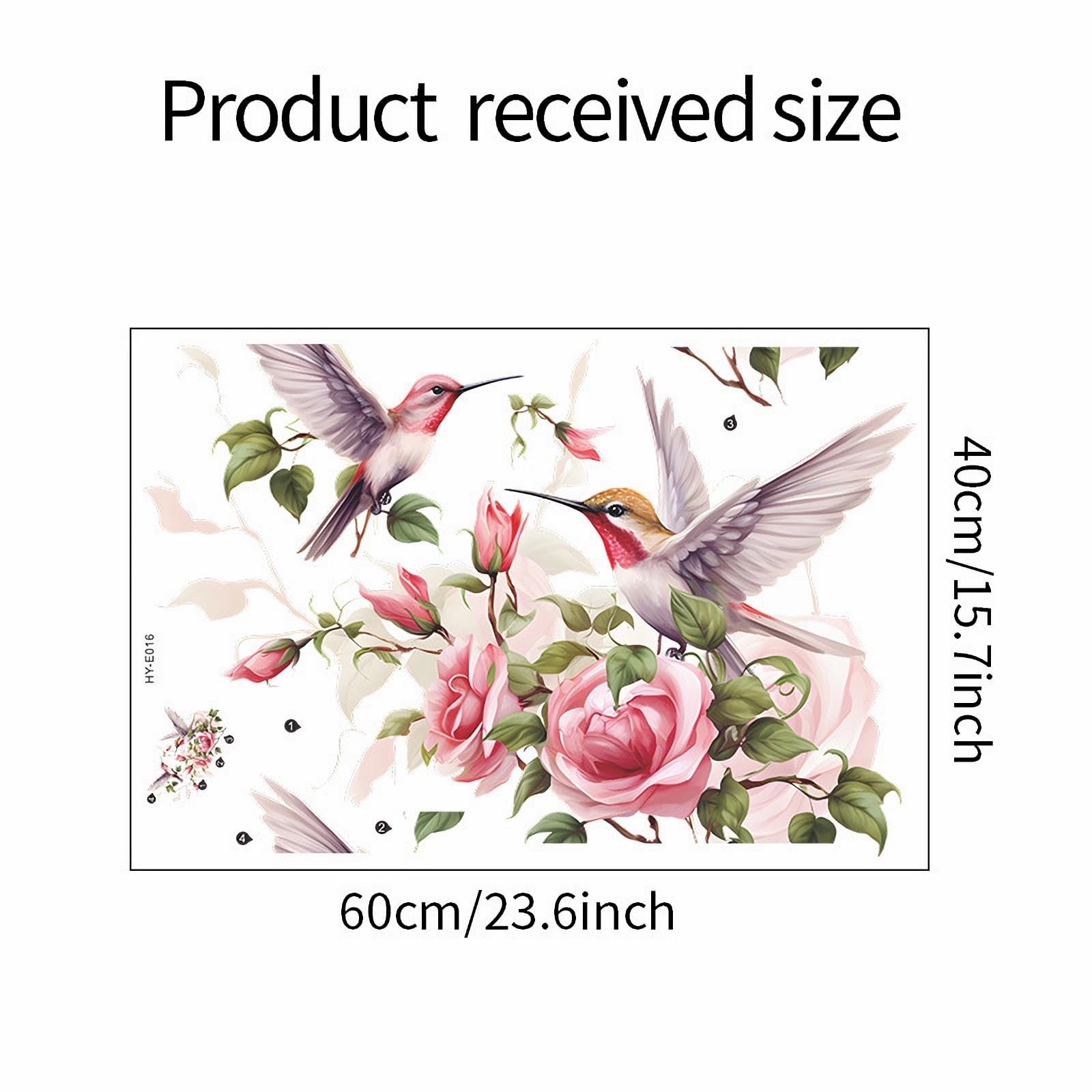 DECOWALL Garden Flower Wall Stickers - Removable Floral Decals For Home Decor