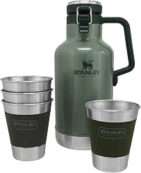 STANLEY Classic Outdoor Growler Gift Set, 64oz Beer Growler with