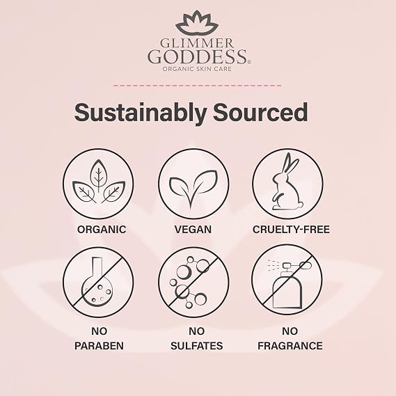 Glimmer Goddess Shimmer Body Butter with Organic Whipped Shea Butter for Hydration, Moisturizing & Silky Natural Glow - Bronze Super, 4 oz