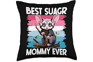 Sugar Glider Lover Throw Pillow: A Delightful Companion for Cuddly Critters