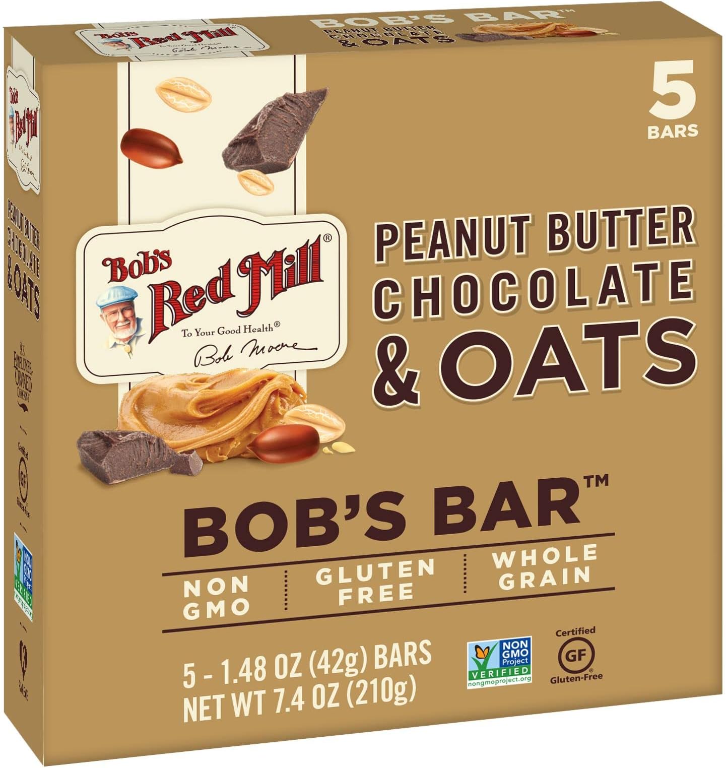 Trader Joe's Gluten Free PB&J Bars (Pack of 2)
