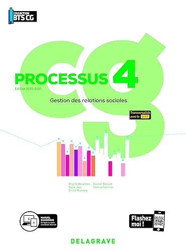 Processus 4 - Gestion des relations sociales BTS Comptabilité Gestion (CG) (2020) - Pochette élève