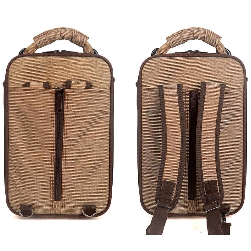 Portable OBOE Bag Waterproof Moisture-proof Double Shoulder Straps Oboe Case Fall-proof Woodwind Instrument Box Single Pack Standard Size Anti-scratch Oboe Cover (Brown Color)