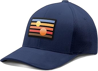 BustedTees Artistic Tatooine Patch Hat Fitted Hats - Baseball Cap for Mens & Womens Ultrafibre Breathable Mesh for Casual Wear