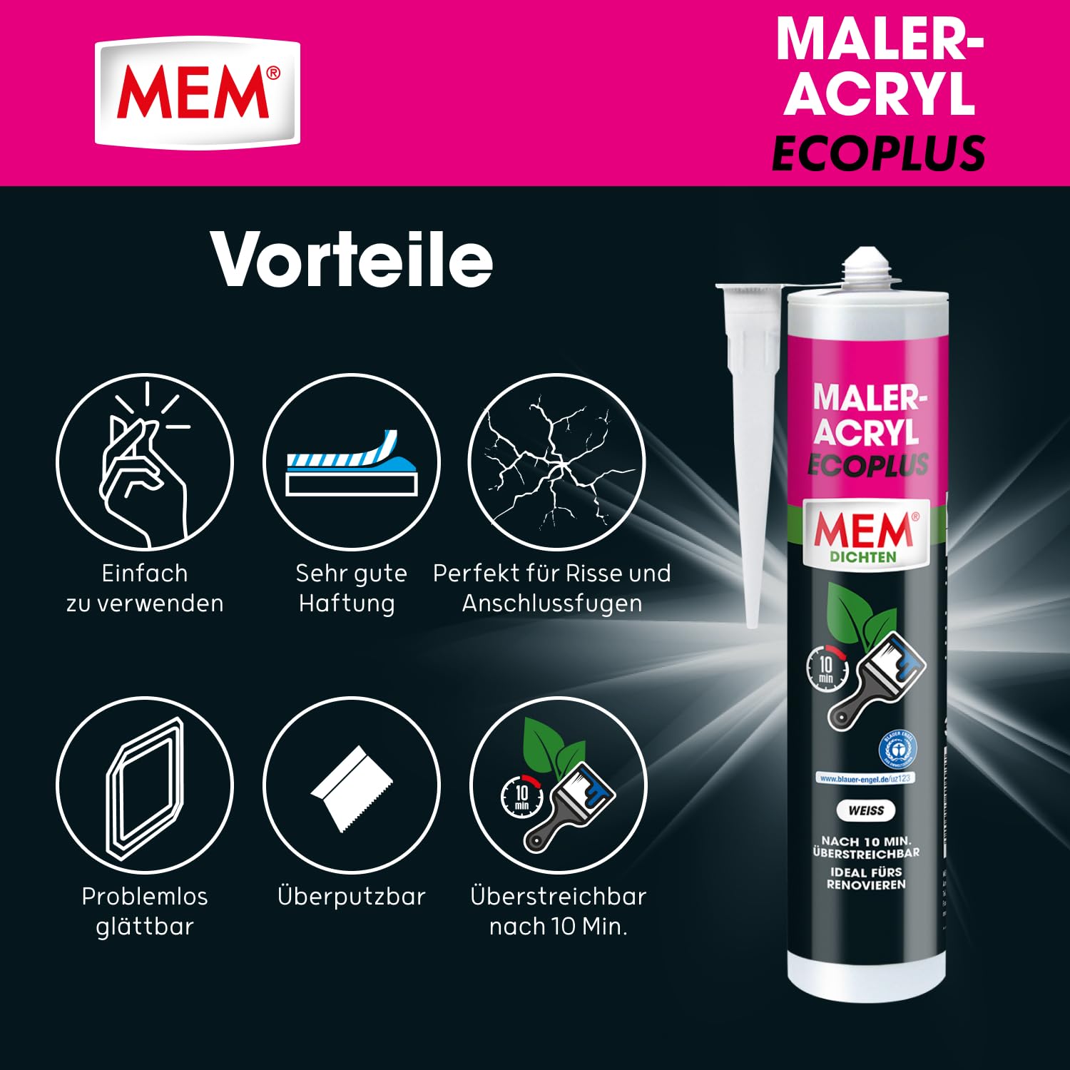 Maler-Acryl Plus | Acrylate für Wand und Decke Maler-Acryl Plus | Acrylate für Wand und Decke