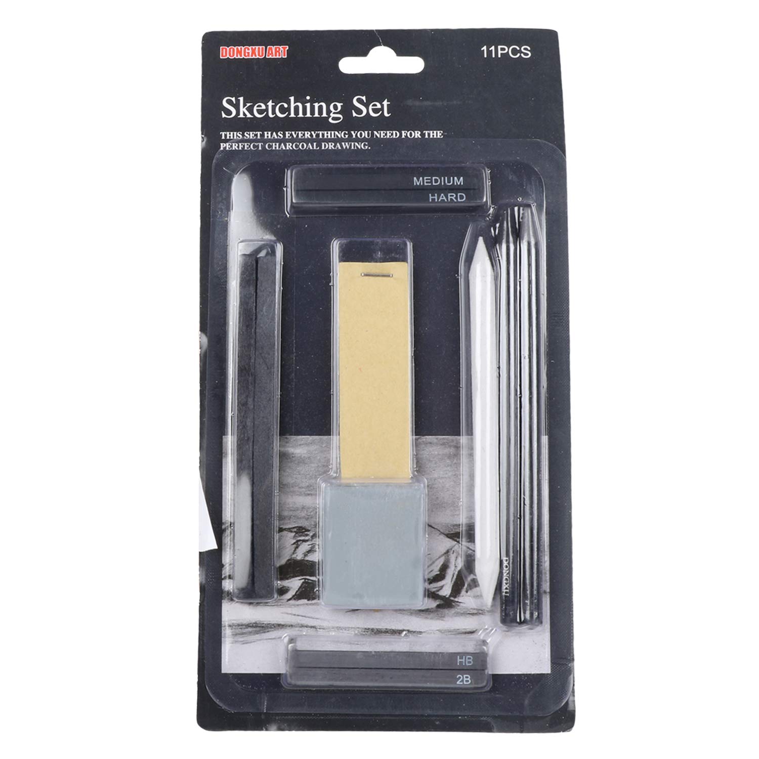 TeDeMel 11 pcs Sketching Pencil Set Drawing Pencil Kit Included