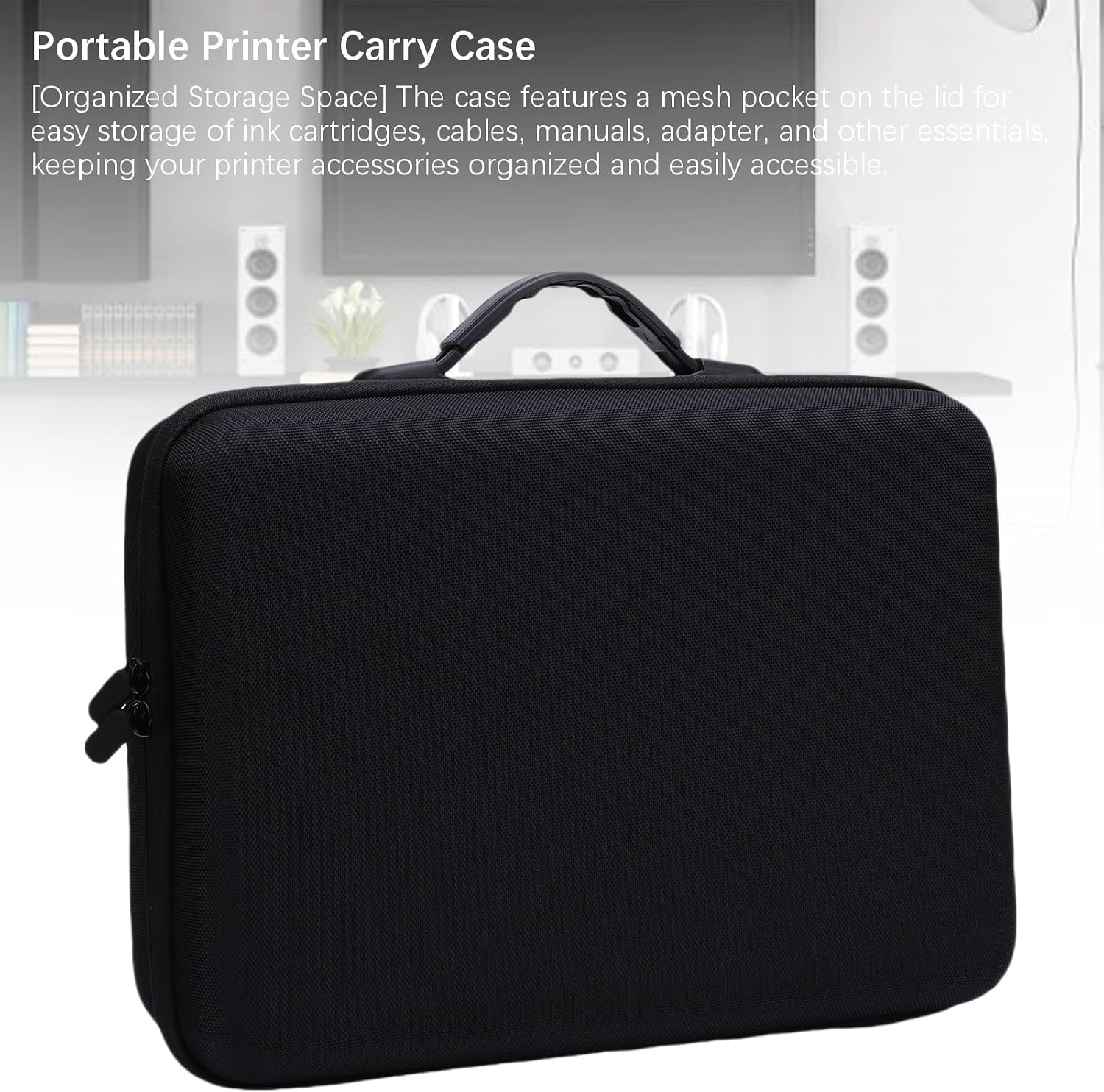 Wireless Mobile Printer Case, Water and Dust Proofing, Shock Absorption, Hard Travel Case for TR160 / TR150 / iP110 Wireless Portable Printer image 4
