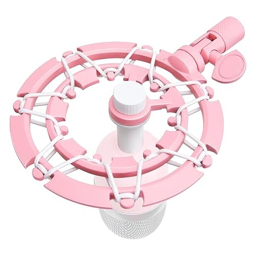 Pink Shock Mount Compatible with Razer Seiren Mini Microphone