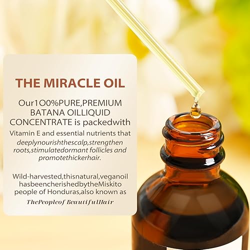 Miniatura 6 de Aceite de Batana en aerosol para el crecimiento del cabello, 100% natural y puro aceite de batana crudo orgánico Dr. Sebi de Honduras, aceite de