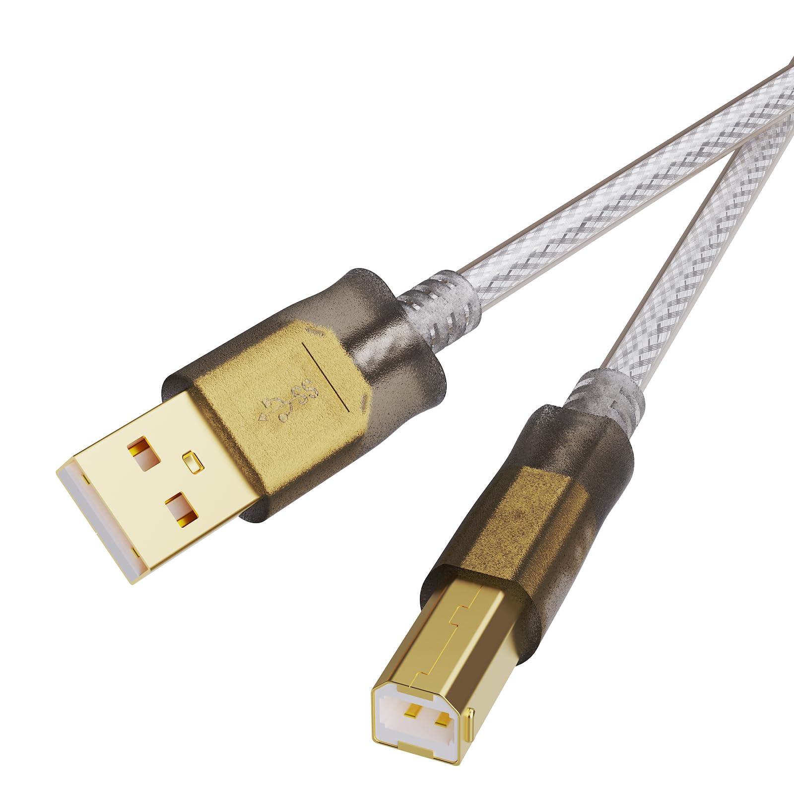 Printer Cable 30Ft,2.0 Printer Scanner Cable Cord USB Type A Male to B Male High Speed for HP, Canon, Lexmark,Dell, Xerox, Samsung etc(30 Ft/10M)