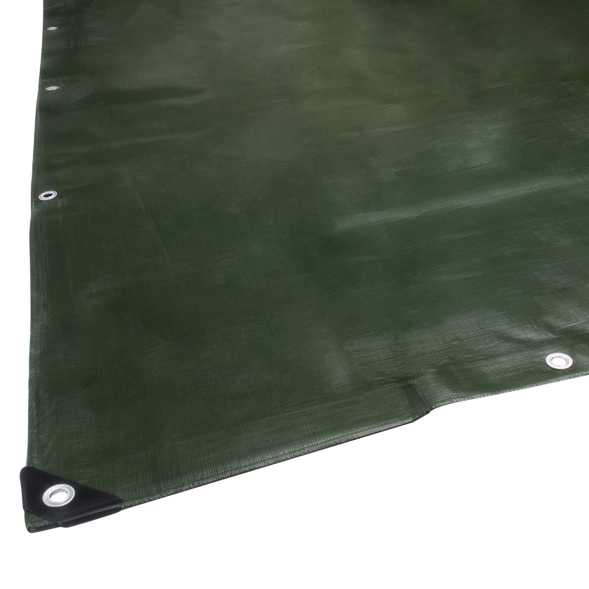 WerkaPro 10669 - Bâche industrielle - Ultra Lourde - 5x8 m - 240g/m2 - Réversible - Noire et Verte