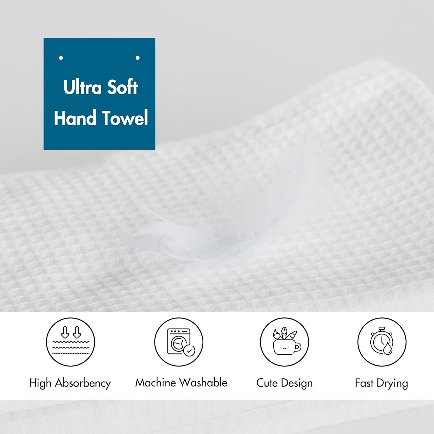 Funny Kitchen Towels, Dog Paw Decor Hand Towels, Dish Towels for Dog Lovers Owners, Spoiled Dogs and Their Household Staff Live Here - Image 5