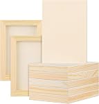 Aodaer 4 Pack Wood Panels 20 x 20 Inch Wooden Panels Canvas Unfinished Craft Wood Boards Panel for Art Crafts Acrylic and Oil Painting Pouring DIY Projects