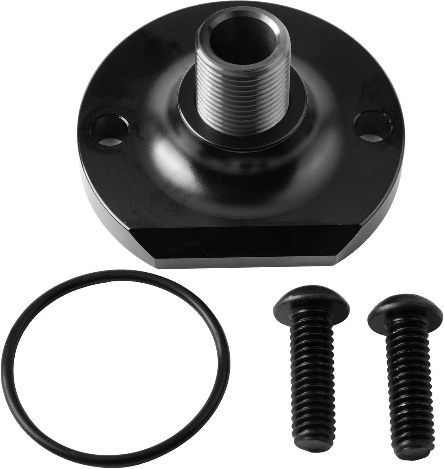23775 Oil Bypass Eliminator 13/16-16 Compatible With Chevy SBC, BBC (Except Gen V and Gen Vl Engine) (Black)