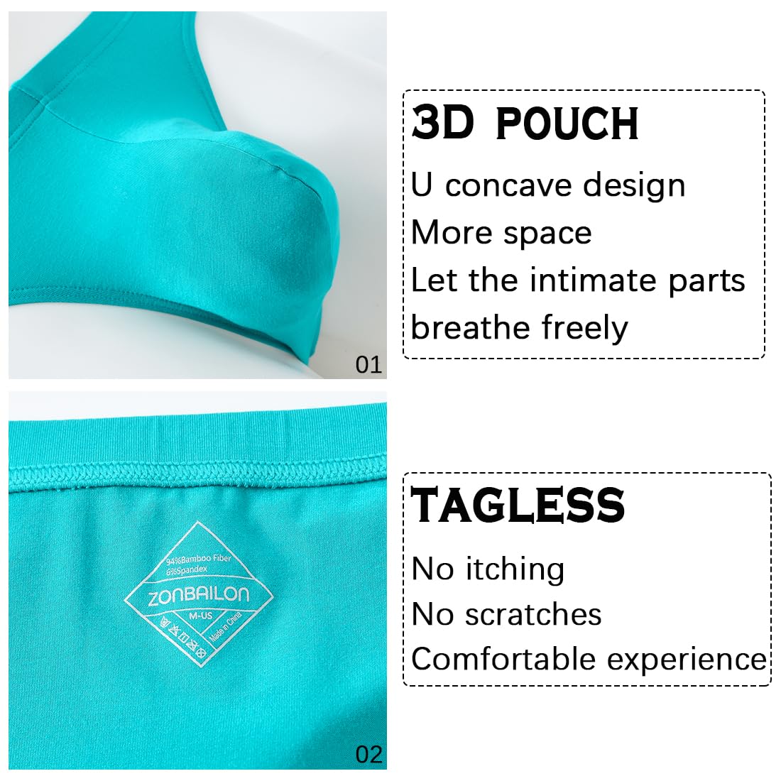 Calzoncillos sexys para hombres y hombres, con bolsa para mejorar el bulto