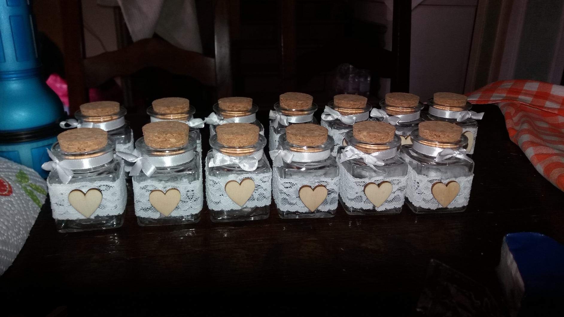 JUCOXO 1" Wide x 25 Yards Elastic Floral Pattern White Lace Ribbon for Decorating, Floral Designing and Crafts