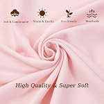 Pashmina Shawls and Wraps, vimate Pashmina Scarves with Medium Thickness for All Season (CA-Baby Pink)
